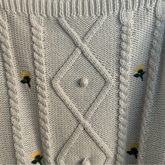 Wild Fable Knit Crop Top Blue XL - Picture 3 of 8